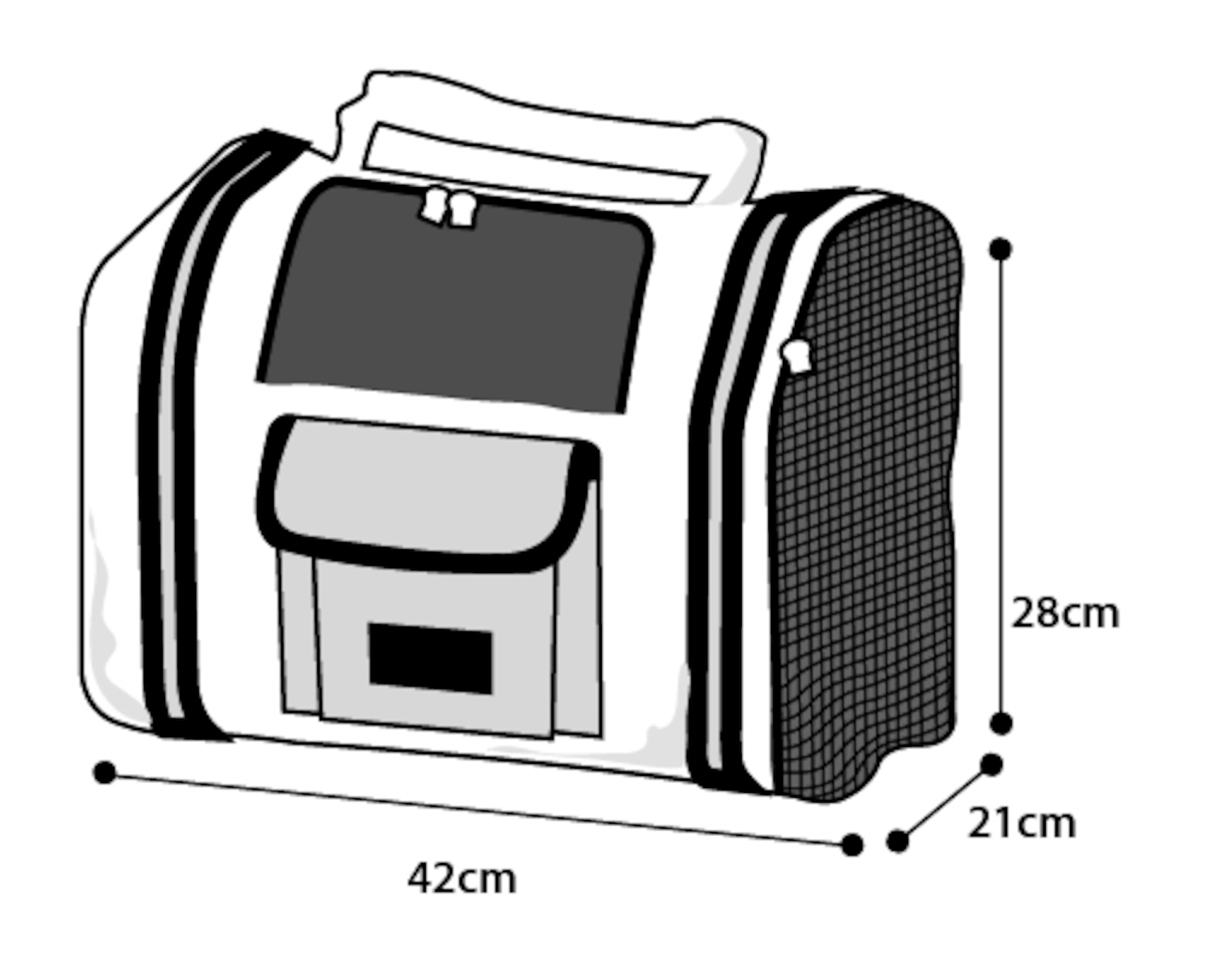 Flamingo Backpack Domi Black