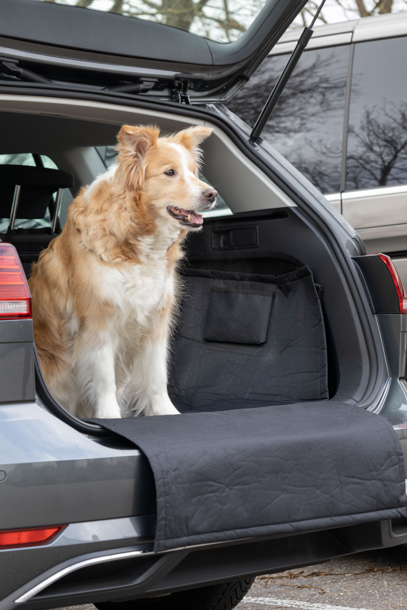 Flamingo Coprisedili per auto Aiko Bagagliaio Nero