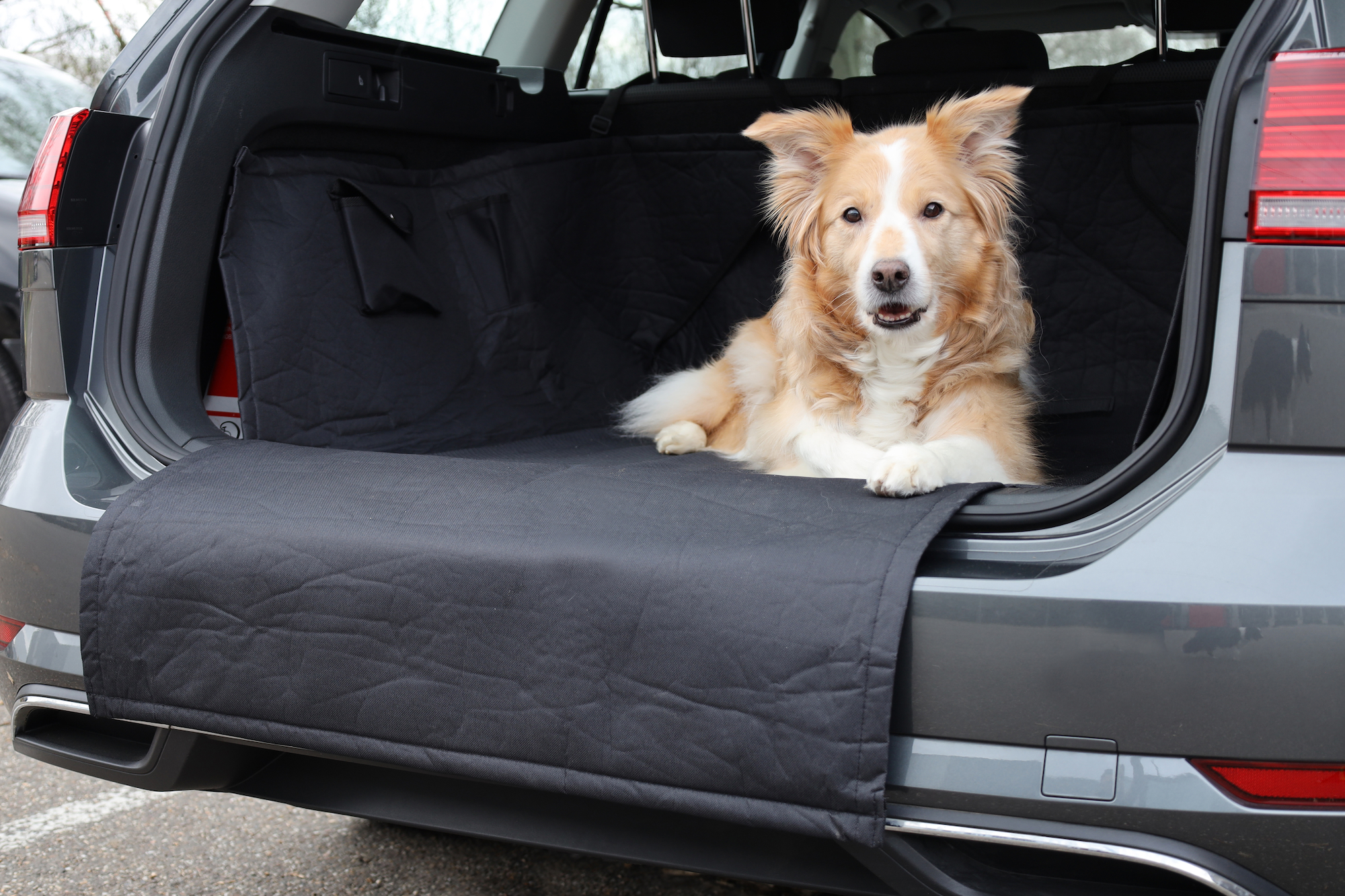 Flamingo Coprisedili per auto Aiko Bagagliaio Nero