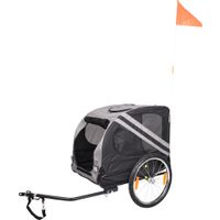 Flamingo Fietskar Juliette Grijs & Zwart