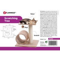 Flamingo Arbre à chat Triolet Beige & Écru