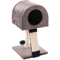 Flamingo Arbre à chat Vallonet 4 Gris & Bleu & Écru