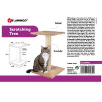 Flamingo Scratching tree  Scolette Beige & Ecru