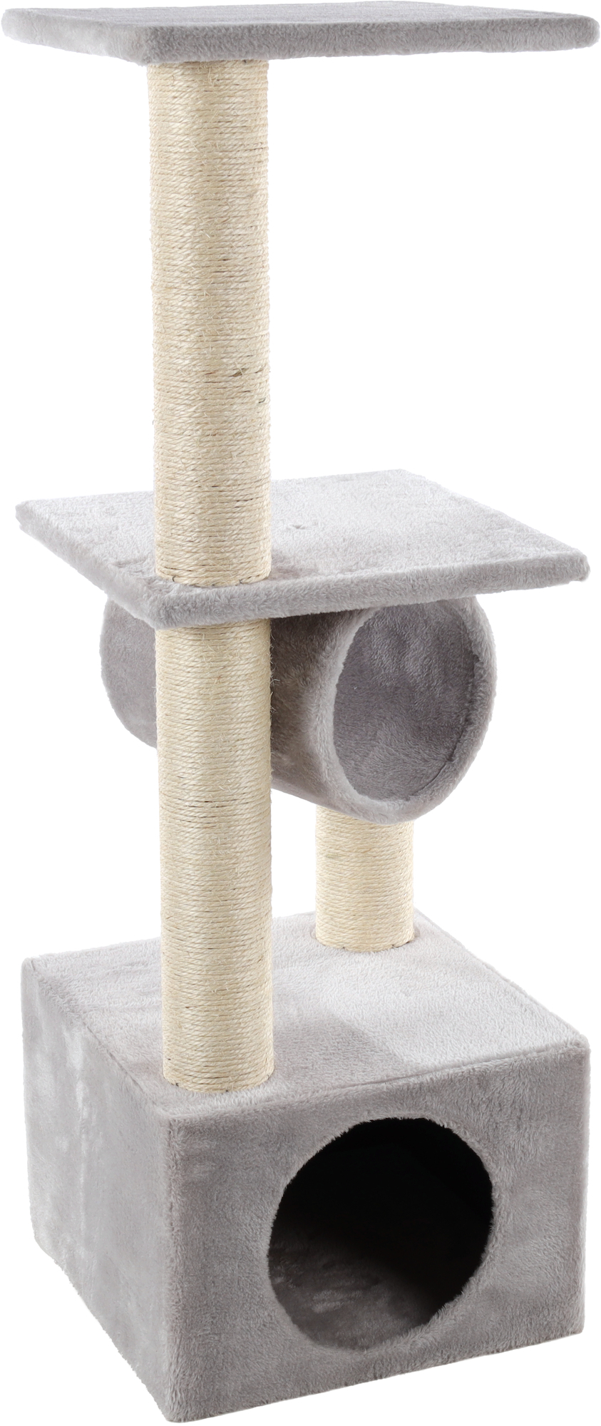 Flamingo Kratzbaum Baretti Grau & Ekrü