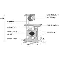 Flamingo Kratzbaum Teide