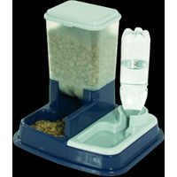 Flamingo Voer- en waterautomaat Duo Max Blauw