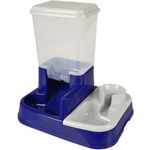 Automatic food and water dispenser Duo Max Blue