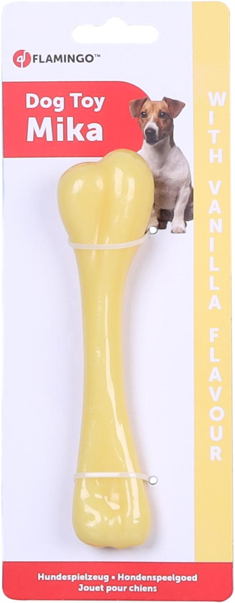 Flamingo Toy Mika Bone with vanilla flavour