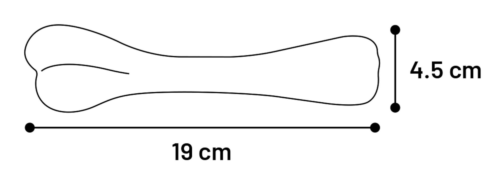 Flamingo Toy Mika Bone with vanilla flavour