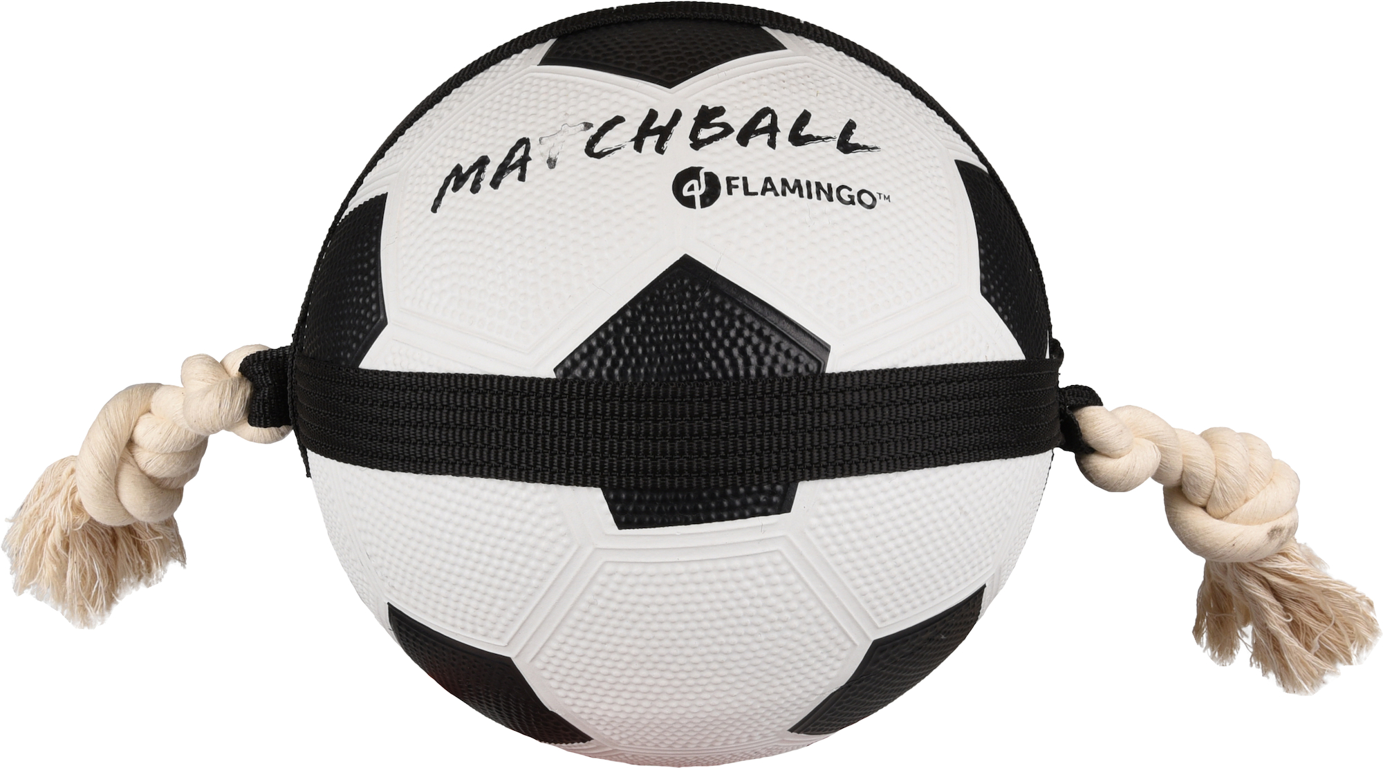 Dog soccer ball with rope hotsell