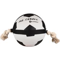 Flamingo Speelgoed Matchball Voetbal met touw Wit & Zwart