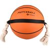 Spielzeug Matchball Basketball mit Seil Orange