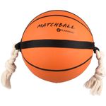 Toy Matchball Basketball with rope Orange