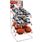Speelgoed Matchball Bal met touw Wit & Rood & Blauw & Oranje