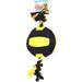 Speelgoed Matchball Aqua Bal met touw Zwart & Geel
