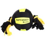 Toy Matchball Aqua Ball with rope Black & Yellow