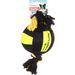 Speelgoed Matchball Aqua Bal met touw Zwart & Geel