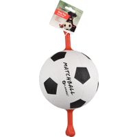 Flamingo Toy Matchball Football with dumbbell White & Black