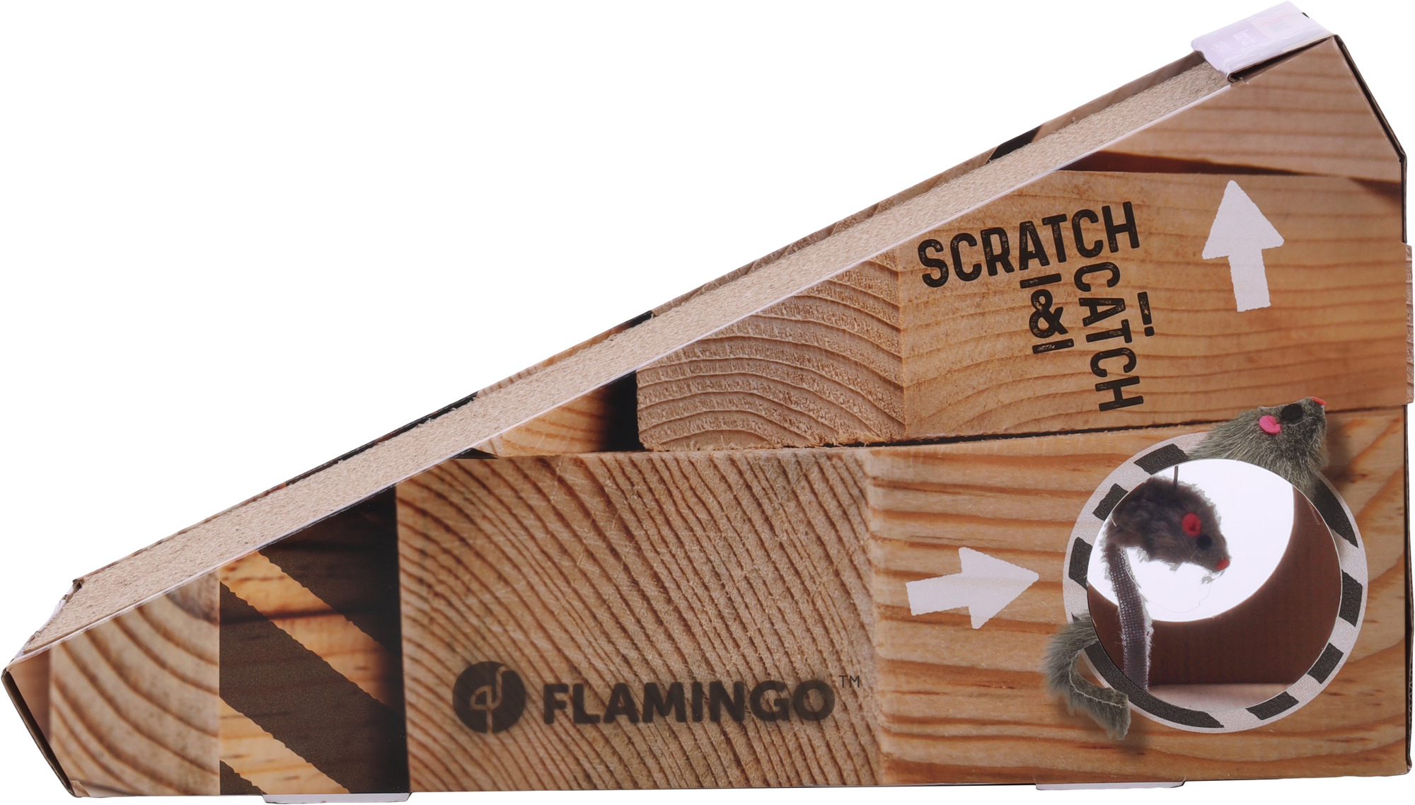 Flamingo Scratching cardboard Gary Brown