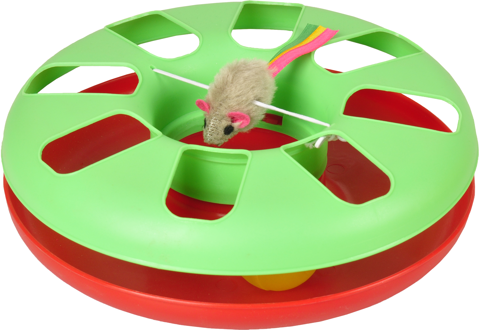 Flamingo Juguete Kitty Riel con bola con bola Varios colores