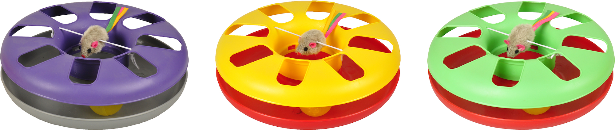 Flamingo Juguete Kitty Riel con bola con bola Varios colores