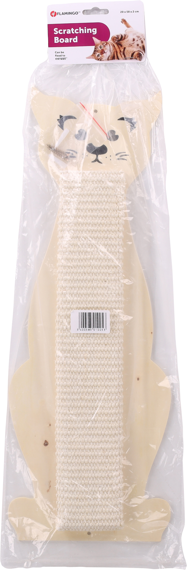 Flamingo Scratching board  Cat Natural