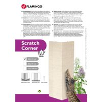 Flamingo Scrathching board  Beige