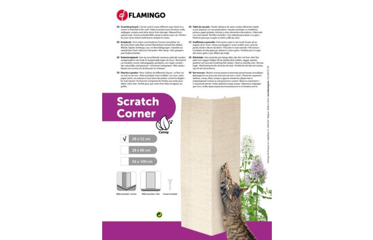 Flamingo Scrathching board  Beige
