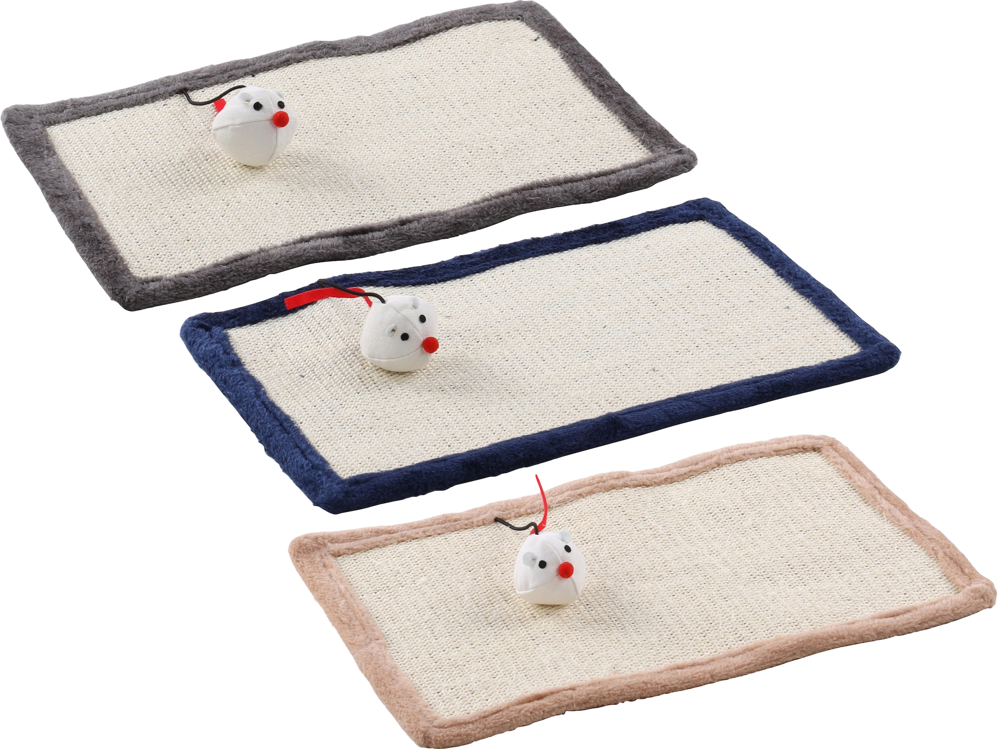 Flamingo Scratching mat Star Beige & Grey & Blue