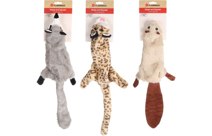 Flamingo Toy Wild Zoo Beaver & Leopard & Racoon Multiple colours