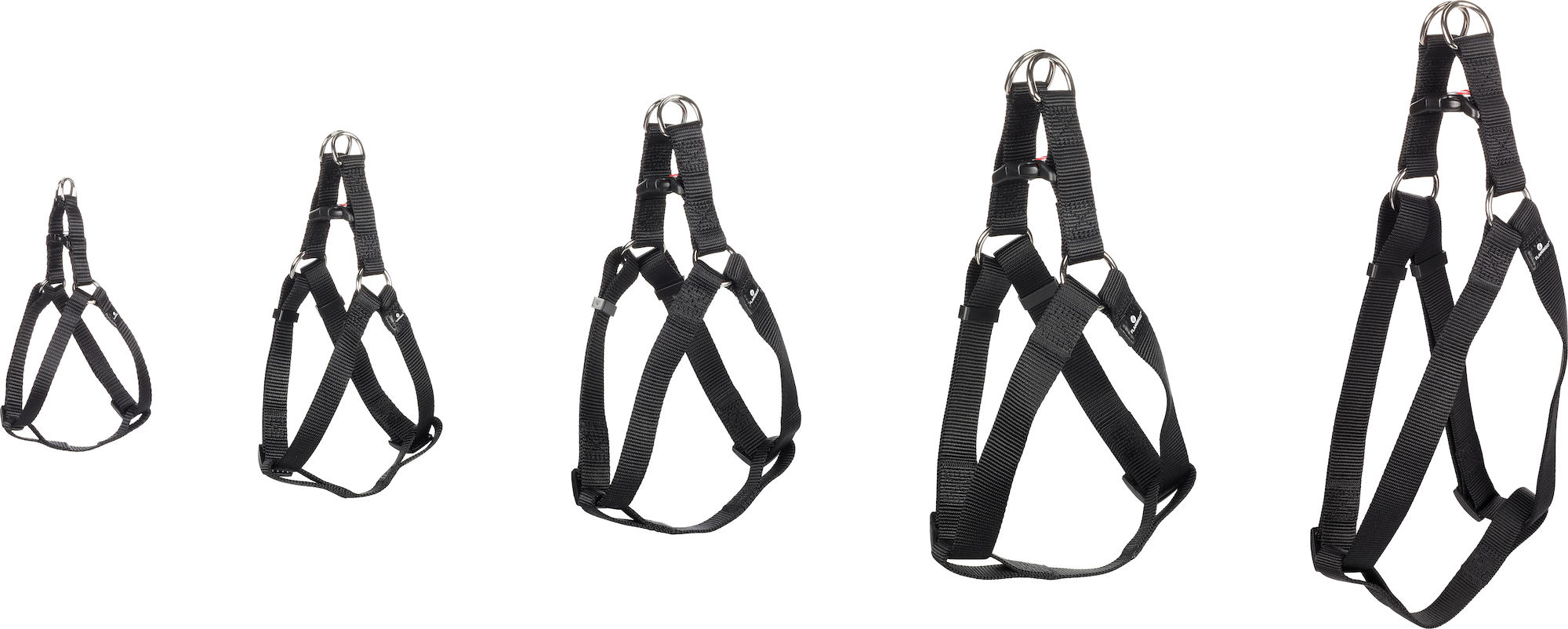 Flamingo Harness Step&Go Ziggi Black