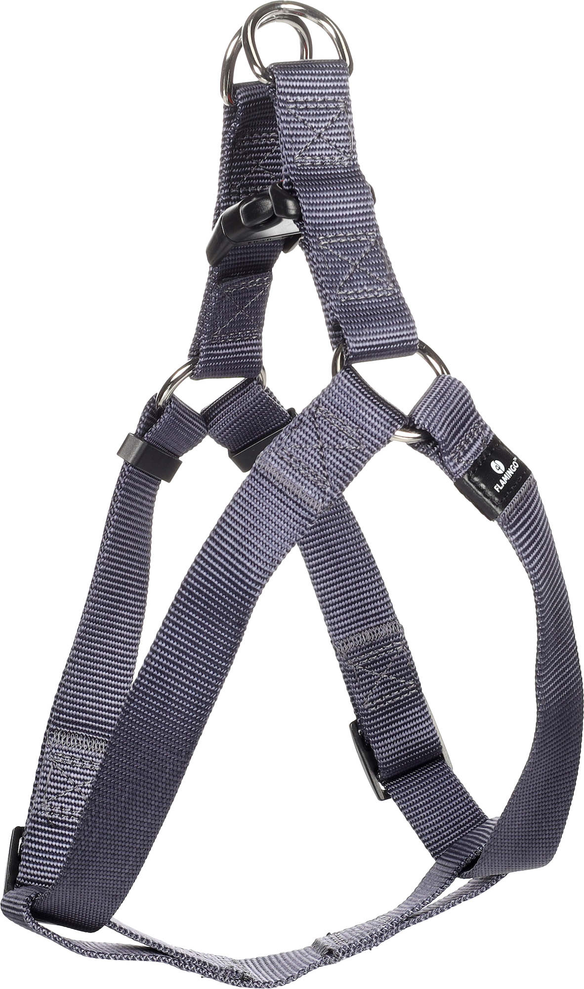 Flamingo Harness Step&Go Ziggi Granite-blue