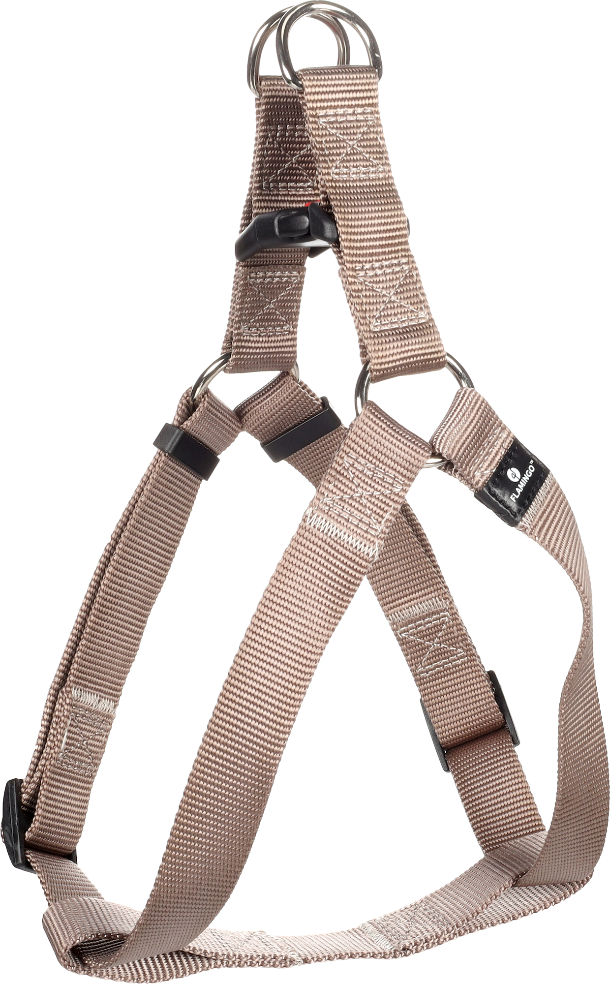 Flamingo Harness Step&Go Ziggi Taupe