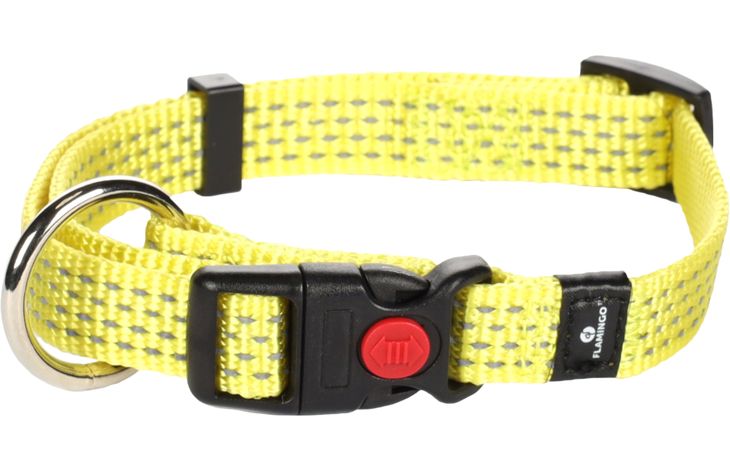 Flamingo Halsband Len Fluo geel