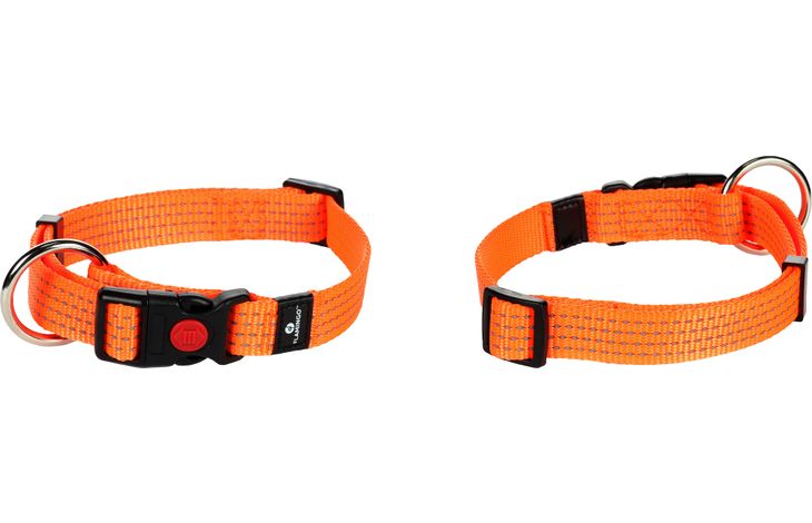 Flamingo  Halsband  Len Fluo orange