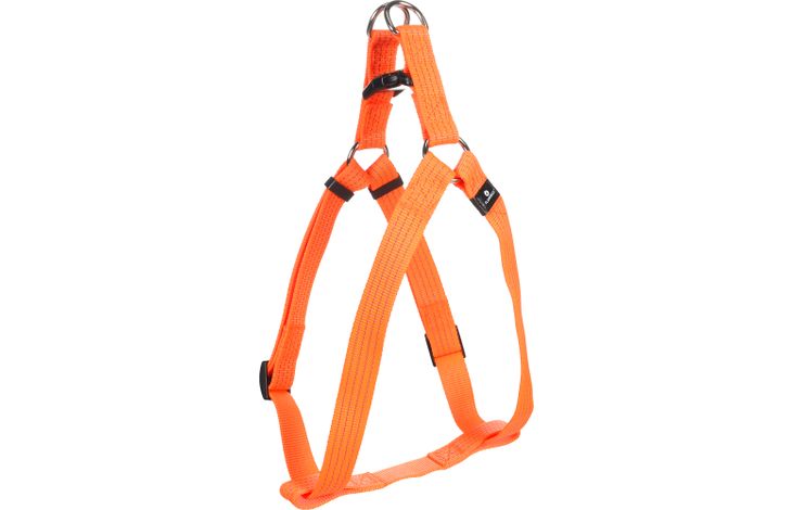 Flamingo Harnas Step&Go Len Fluo oranje