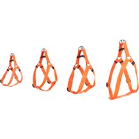 Flamingo Harnas Step&Go Len Fluo oranje