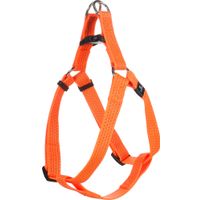 Flamingo Harnas Step&Go Len Fluo oranje