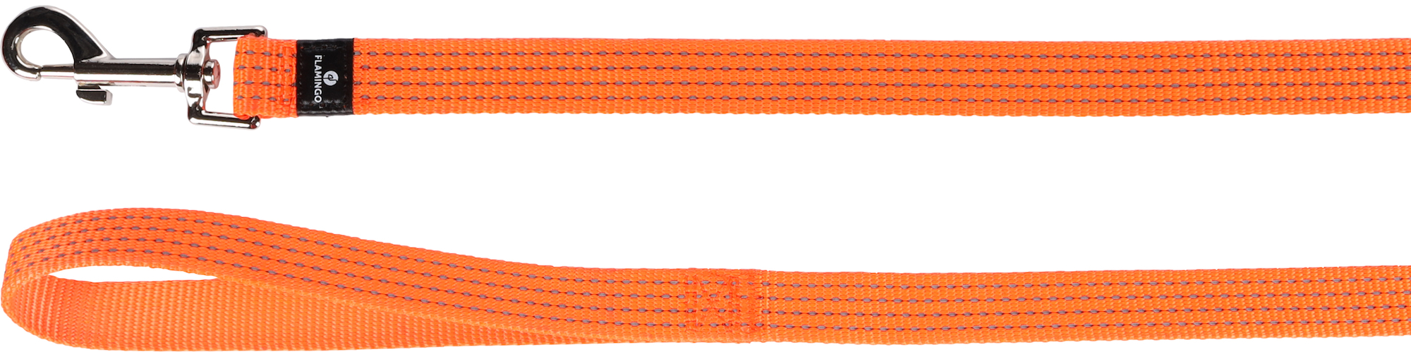 Flamingo Leash Len Fluo orange
