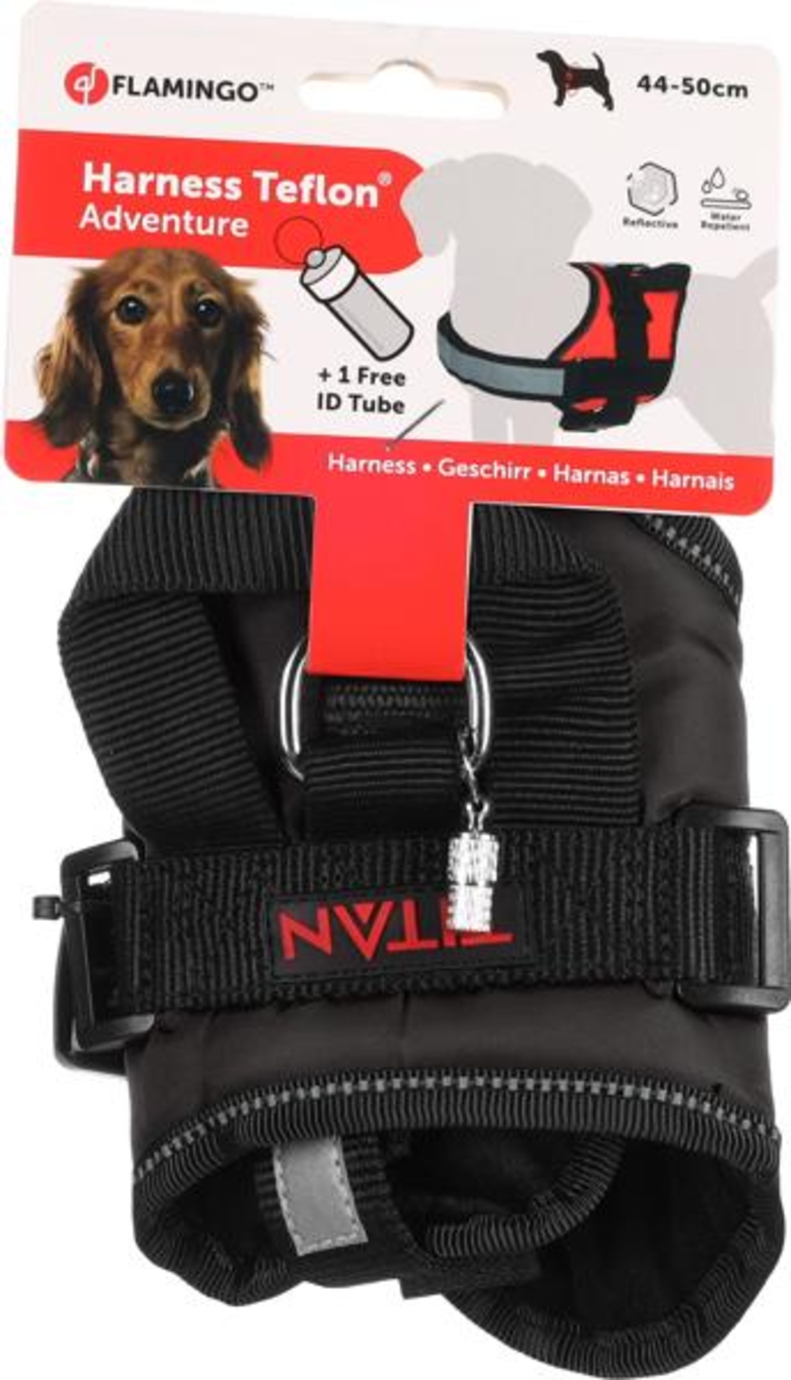 Flamingo Harness Titan Black