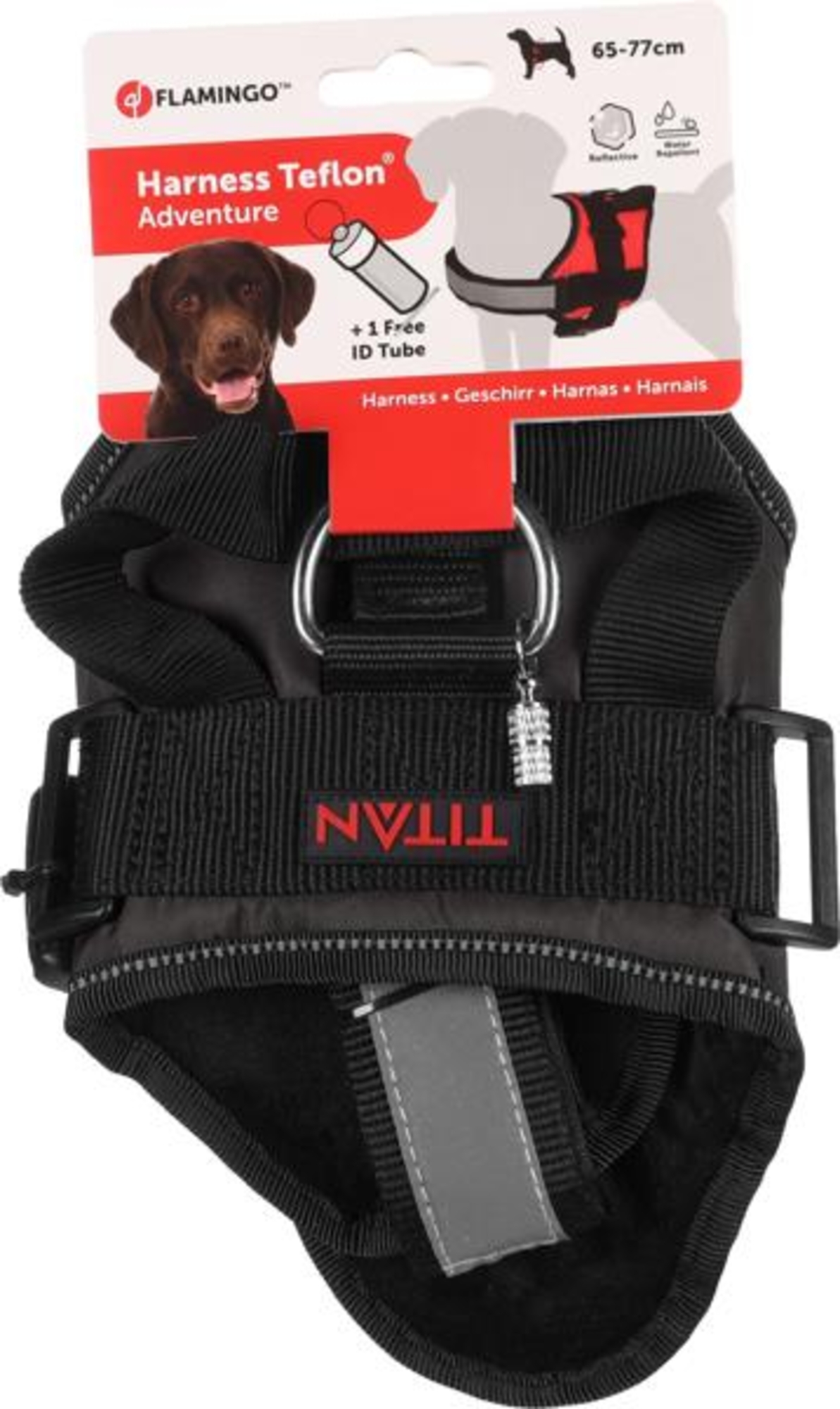 Flamingo Harness Titan Black