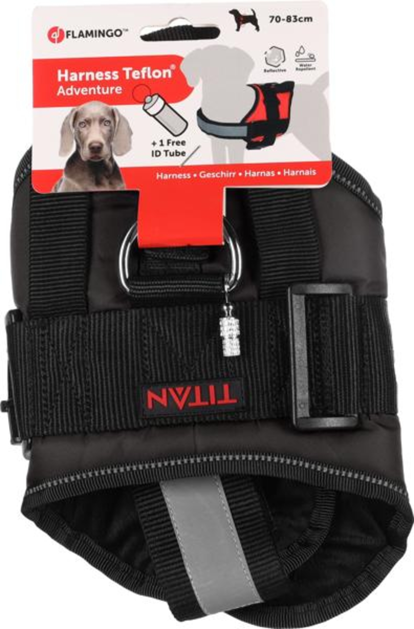 Flamingo Harness Titan Black