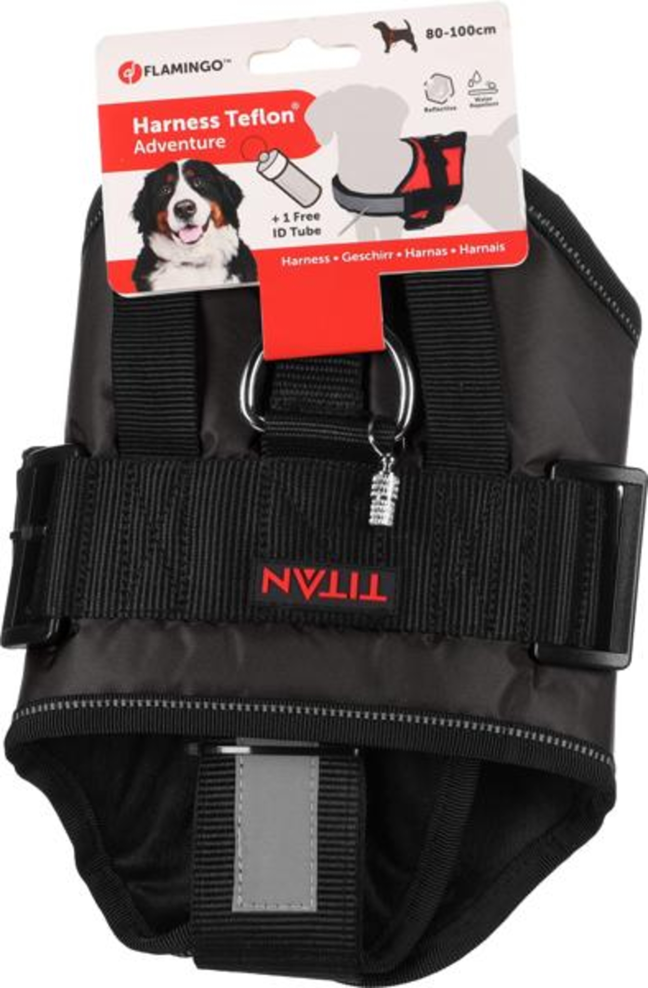 Flamingo Harness Titan Black