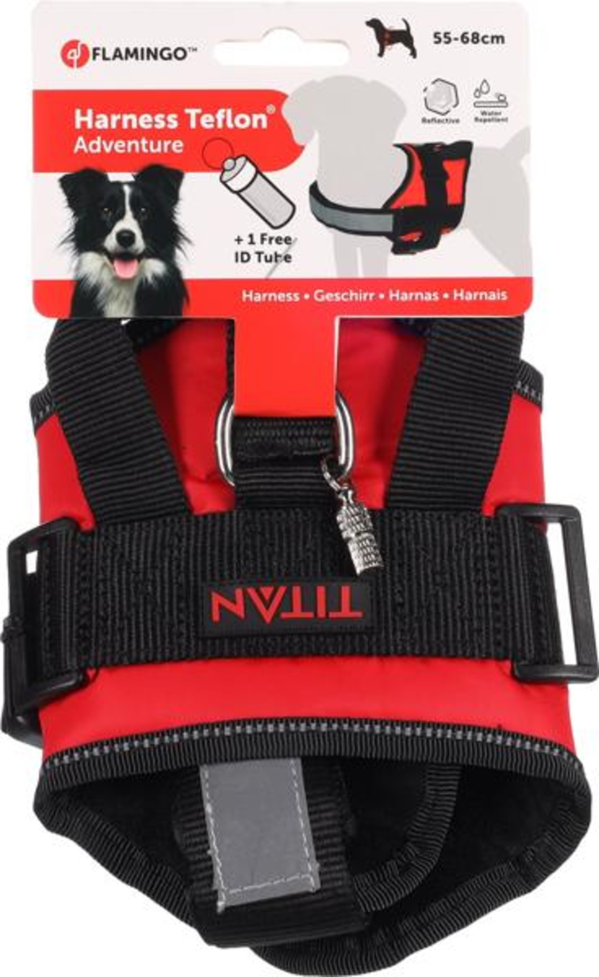Flamingo Harness Titan Red