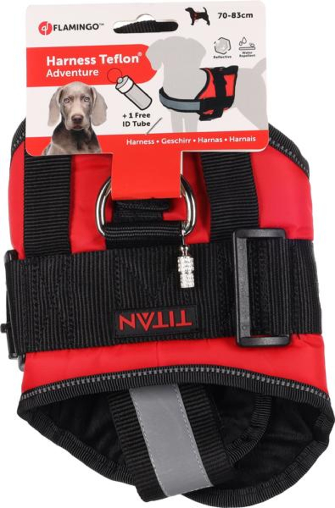 Flamingo Harness Titan Red