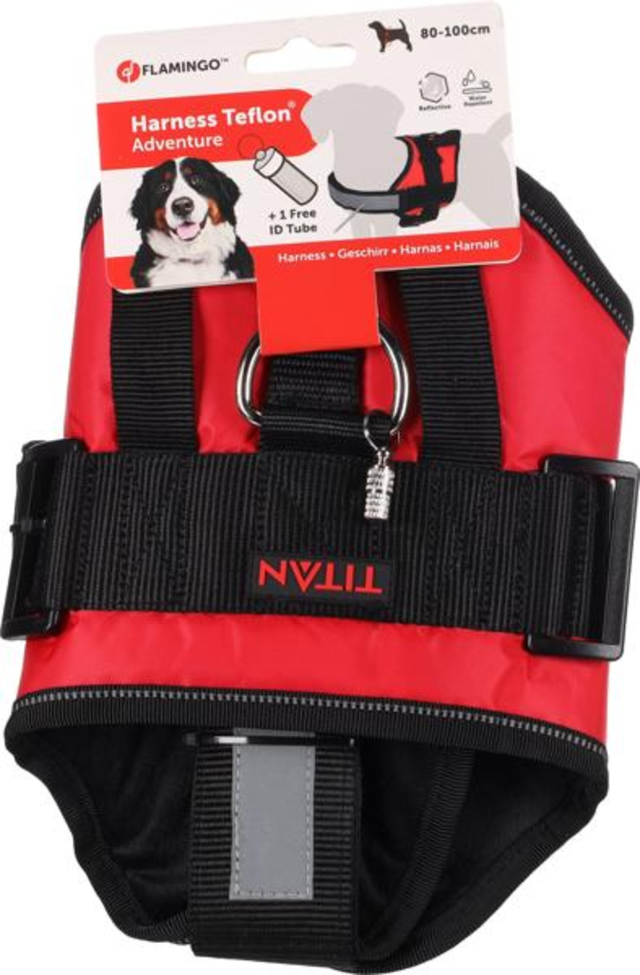 Flamingo Harness Titan Red