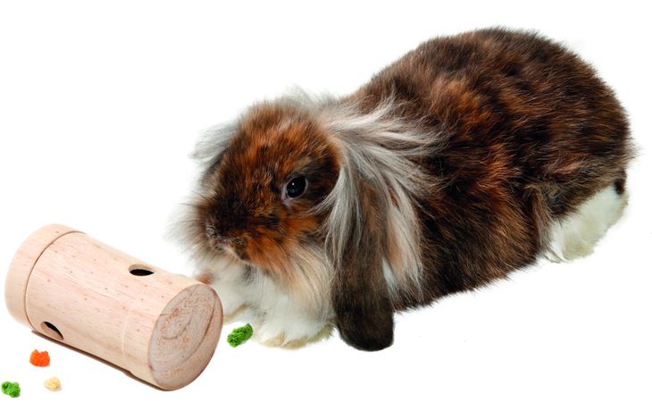 Flamingo Toy Rody Treat dispenser Light brown