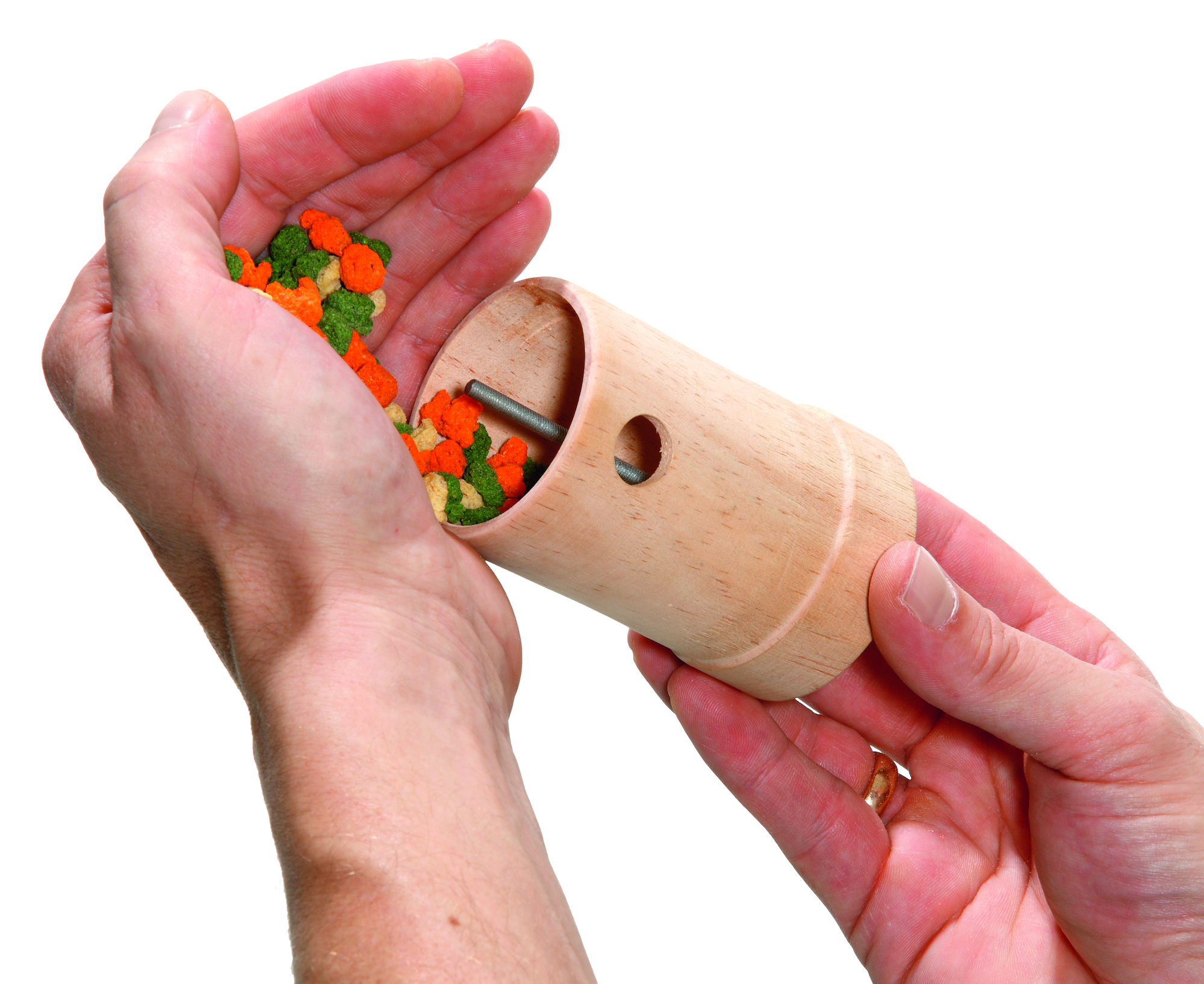 Flamingo Toy Rody Treat dispenser Light brown