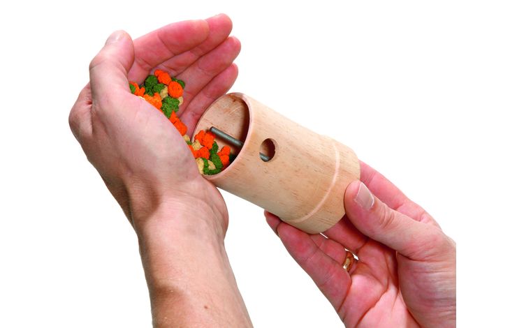 Flamingo Toy Rody Treat dispenser Light brown