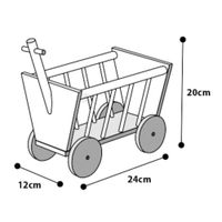 Flamingo Hayrack Bolderwagen Jeff